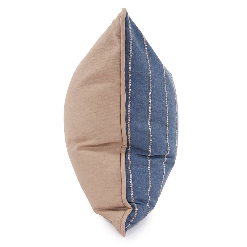 24" x 24" Pillow Evie Indigo Down Insert Bed Bath & Beyond 36596195